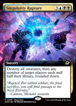 Singularity Rupture - Promo Foil Extended Art - Edge of Eternities - MTG - Image 1