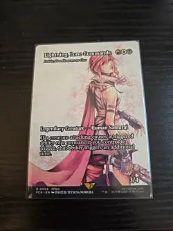 Lightning, Lone Commando - MTG: FINAL FANTASY (0054)- Non Foil Borderless - Image 1
