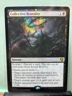 MTG TCG: Collective Brutality 101, Innistrad Remastered _ RETRO FOIL - Image 1