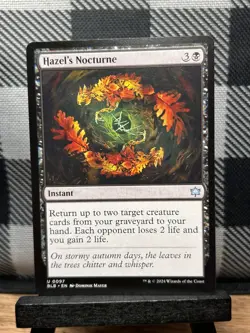 MTG TCG: Hazel's Nocturne 97, Bloomburrow - Image 1