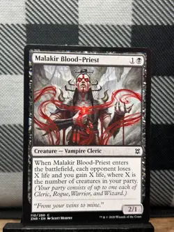 MTG TCG: Malakir Blood-Priest 110/280, Zendikar Rising - Image 1