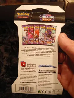 Pokemon TCG, Chilling Reign Sleeved Booster Pack, Sealed - Image 2