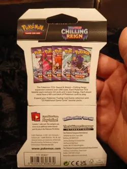 Pokemon TCG, Chilling Reign Sleeved Booster Pack, Sealed - Image 2