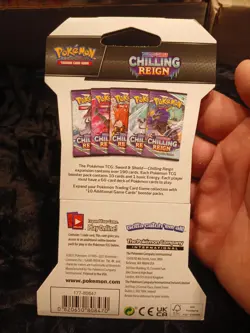 Pokemon TCG, Chilling Reign Sleeved Booster Pack, Sealed - Image 2