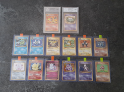 Pokemon CP6 20th Anniversary 1st Edition PGS 10 Basis Holos MINT Charizard Mew - Image 2