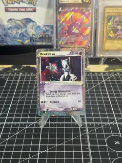 Pokemon TCG Mewtwo EX Ruby and Sapphire 101/109 Holo Ultra Rare MP - Image 1