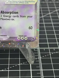Pokemon TCG Mewtwo EX Ruby and Sapphire 101/109 Holo Ultra Rare MP - Image 4