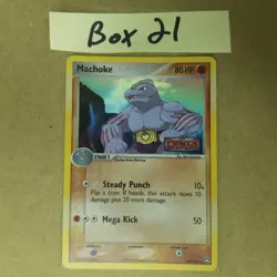 Machoke 33/108 - STAMPED Reverse Holo - EX Power Keepers - POKEMON CARD - NM/LP - Image 1