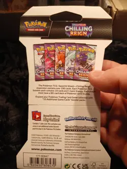 Pokemon TCG, Chilling Reign Sleeved Booster Pack, Sealed - Image 2