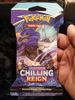 Pokemon TCG, Chilling Reign Sleeved Booster Pack, Sealed - Image 1