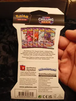 Pokemon TCG, Chilling Reign Sleeved Booster Pack, Sealed - Image 2