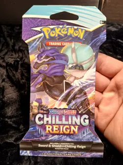Pokemon TCG, Chilling Reign Sleeved Booster Pack, Sealed - Image 1