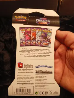 Pokemon TCG, Chilling Reign Sleeved Booster Pack, Sealed - Image 2