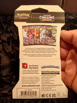 Pokemon TCG, Chilling Reign Sleeved Booster Pack, Sealed - Image 2