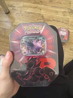 Pokemon TCG: Team Rocket Tin (x3 Tins - x1 Of Each Variant) New In Hand - Image 2