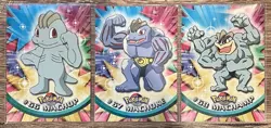 Pokemon Machop #66 Machoke #67 Machamp #68 1999 TOPPS TV Series Blue Label - Image 1