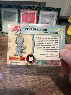 Pokemon Machop #66 Machoke #67 Machamp #68 1999 TOPPS TV Series Blue Label - Image 3