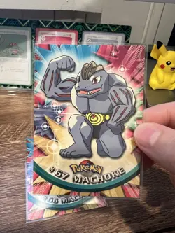 Pokemon Machop #66 Machoke #67 Machamp #68 1999 TOPPS TV Series Blue Label - Image 4