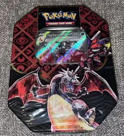 Pokemon - Paldean Fates Charizard Tin (International Variant/4 Packs) - Sealed - Image 1