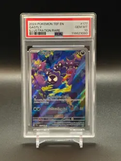 Pokemon Gastly 177/162 SV05: Temporal Forces Holo PSA 10 GEM - Image 1