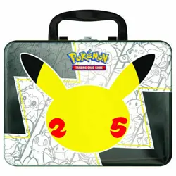 Pokemon 25th Anniversary Celebrations Treasure Chest Lunch Box Tin Factory Seal 820650809415 - Image 1