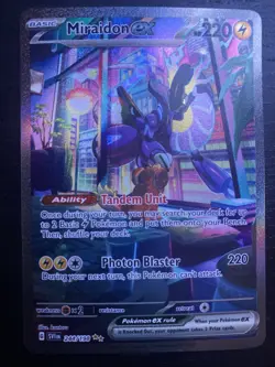 Pokemon Scarlet/Violet Base Miraidon EX Special Illusrtation Rare 244/198 - Image 1