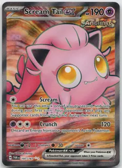 Scream Tail ex Ultra Rare SV06: Twilight Masquerade 197/167 Pokemon TCG - Image 1