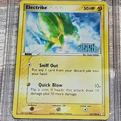 2006 Pokemon Electrike Reverse Holo EX Crystal Guardians 52/100 AGS 10 Graded - Image 2