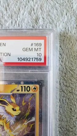 2025 POKEMON SVP EN SV BLACK STAR PROMO 169 JOLTEON PRE POSTER COLLECTION PSA 10 - Image 5
