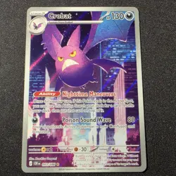 Pokemon TCG- Crobat - 093/086 - ME04: Chaos Rising (CRI) Illustration Rare NM - Image 1