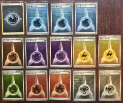 Pokemon Lot of 14 Holo Basic Energy SWSH/Black Bolt/White Flare Pack Fresh NM - Image 1