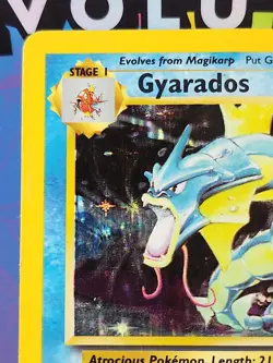 Pokemon TCG Gyrados Base Set Holo 6/102 HP/DMG - Image 2