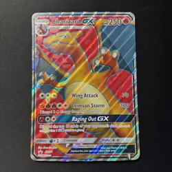2017 Pokemon Jumbo Sun & Moon Black Star Promo Charizard GX SM60 Full Art - Image 1
