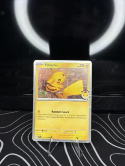 Pikachu Pokemon Day 2026 30th Stamped Promo 051/162 NM - Image 1