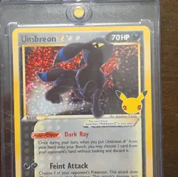 Pokemon Co. Umbreon Star 17/17 POP Series 5 Holo English 2007 Basic 70 HP - Image 1