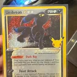 Pokemon Co. Umbreon Star 17/17 POP Series 5 Holo English 2007 Basic 70 HP - Image 3