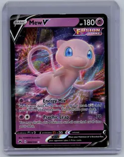 MEW V 060/159 HOLO V RARE CROWN ZENITH POKEMON HOLO NM/M - Image 1