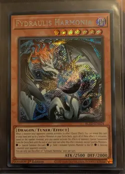 Konami Yu-Gi-Oh! Fydraulis Harmonia BLZD-EN024 Secret Rare Holo 1st Ed EN - Image 1