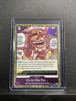 Premium Booster The Best Vol. 2 (PRB-02) It's to Die For #OP08-076 Pirate Foil - Image 1