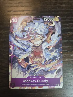 Monkey.D.Luffy P-041 - Starter Deck 18: PURPLE Monkey.D.Luffy Promo Near-Mint - Image 1