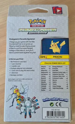 XY Evolutions Pikachu Power Theme Deck Pokemon Card 2016 SEALED - Image 2