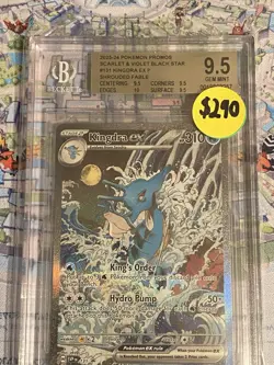 Kingdra ex 131 Sv: Scarlet & Violet Promo Cards BGS 9.5 - Image 1