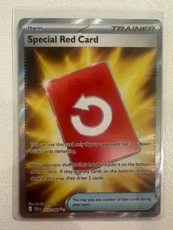 Special Red Card 113/086 Me04: Chaos Rising Holo - Image 1