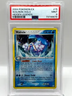 Walrein 15/101 EX Hidden Legends Holo Rare Vintage Pokemon TCG Card PSA 9 - Image 1