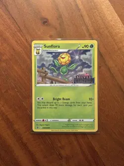 Pokemon Card Sunflora SWSH269 STAMPED Promo Holo Near Mint Silver Tempest - Image 1
