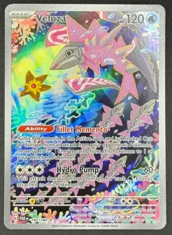 Veluza 192/182 Pokemon TCG SV04: Paradox Rift Illustration Rare Near Mint - Image 1