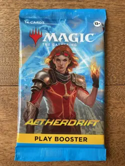 🔥 Magic the Gathering Aetherdrift - Single Play Booster Pack - 14 Cards - Image 1
