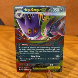 Mega Gengar EX 056/094 Pokemon TCG Phantasmal Flames Double Rare Foil Card NM - Image 1