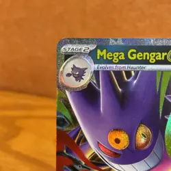 Mega Gengar EX 056/094 Pokemon TCG Phantasmal Flames Double Rare Foil Card NM - Image 2