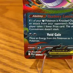 Mega Gengar EX 056/094 Pokemon TCG Phantasmal Flames Double Rare Foil Card NM - Image 5